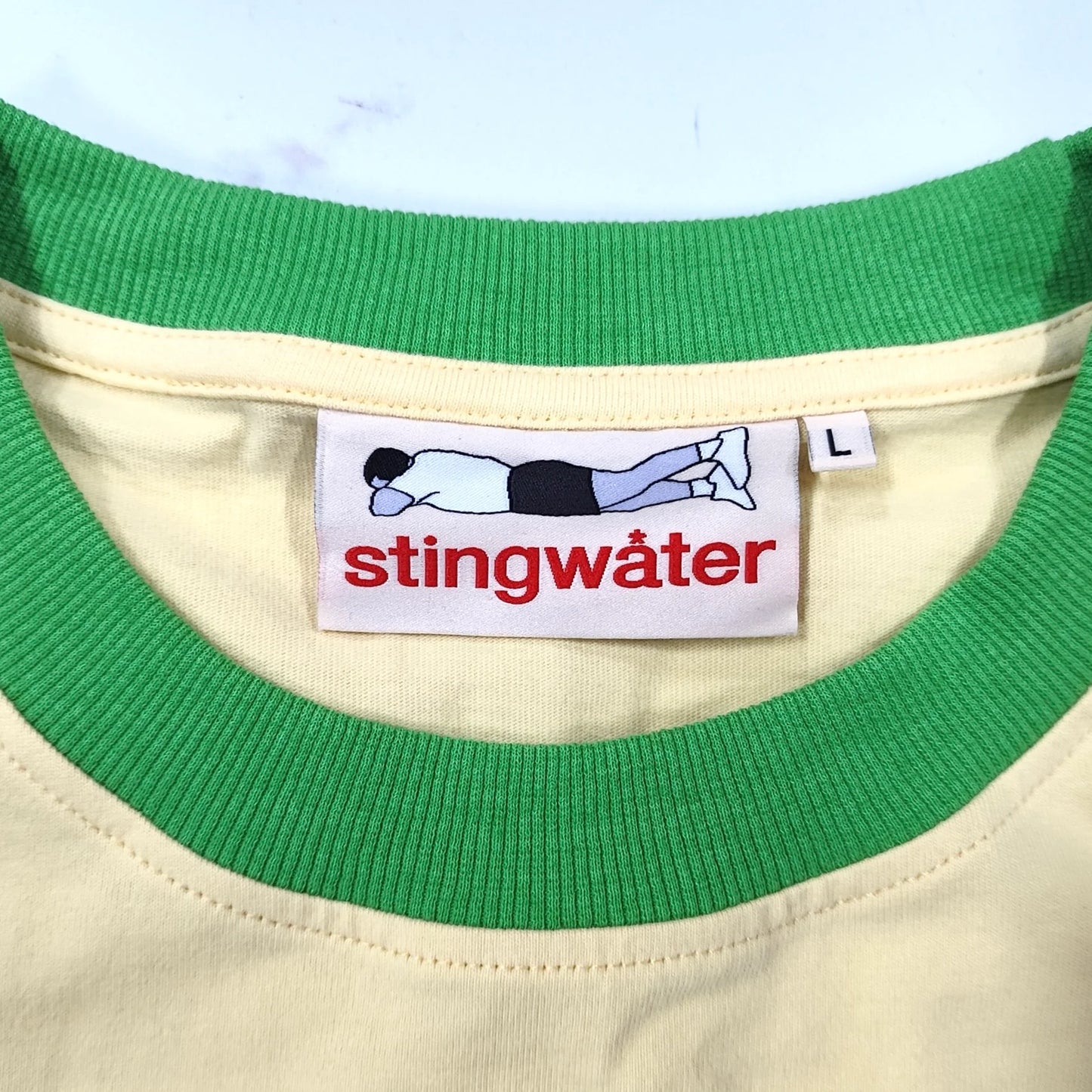 Stingwater Dolphins Ringer T-Shirt Yellow