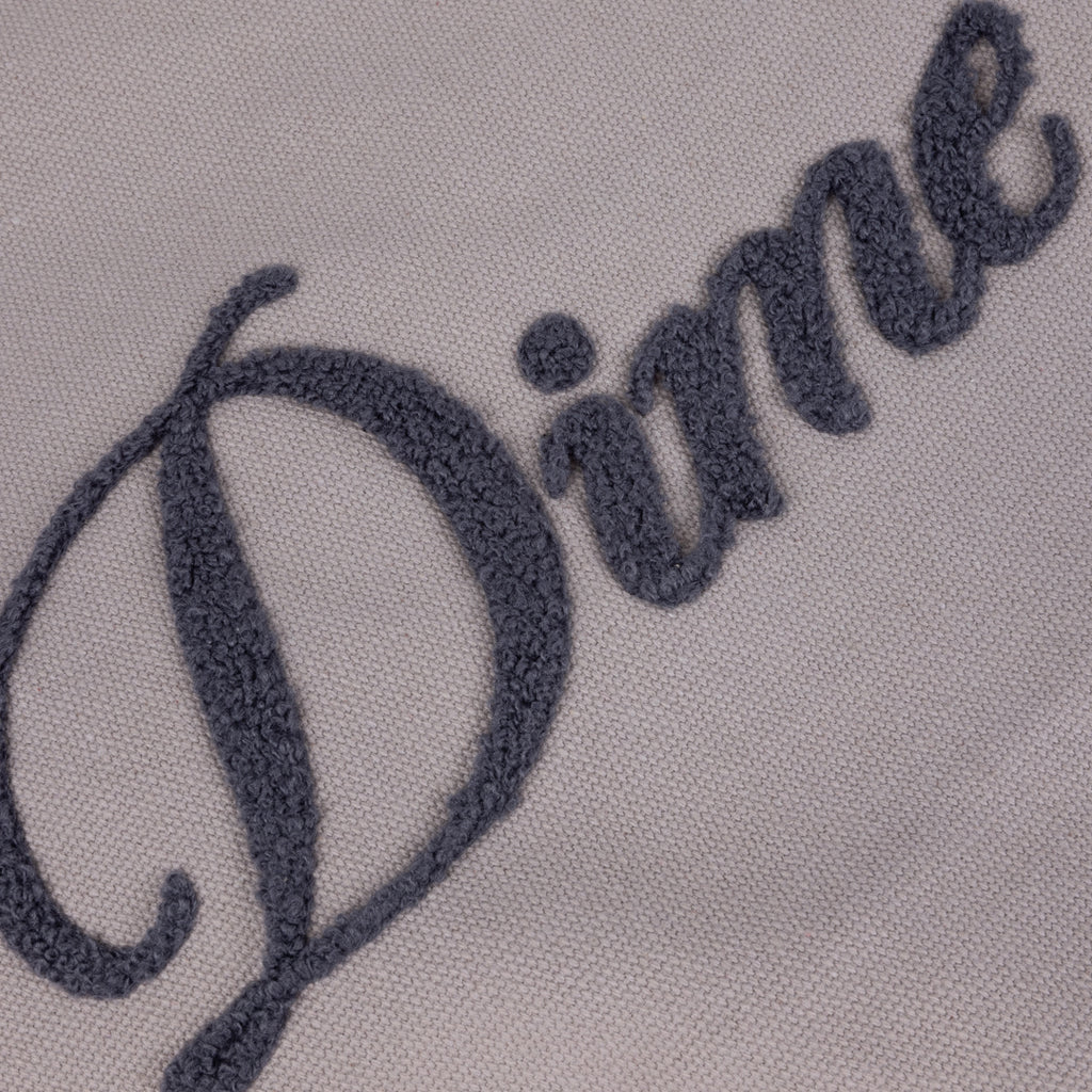 Cursive Chenille Tote Bag Concrete
