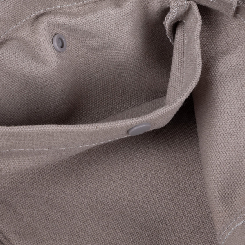 Cursive Chenille Tote Bag Concrete
