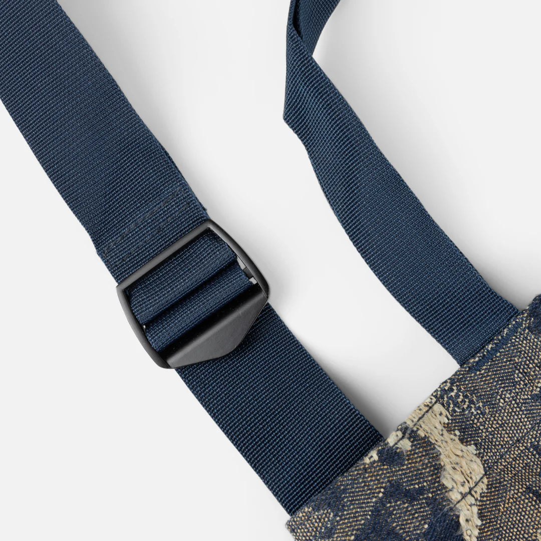 Distressed Messenger Bag Military Camo