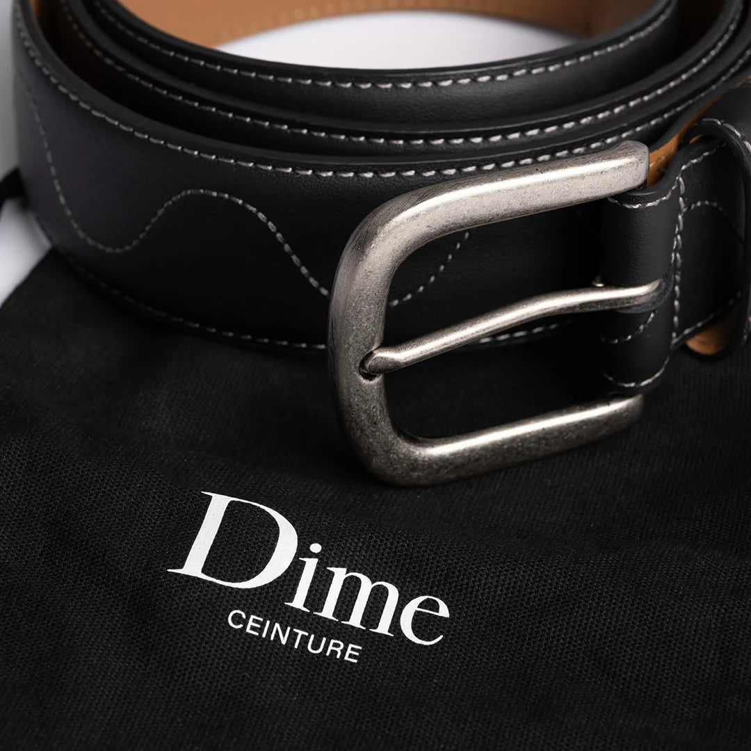 Desert Leather Belt Black
