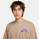 Nike SB Logo Skate T-Shirt KHAKI