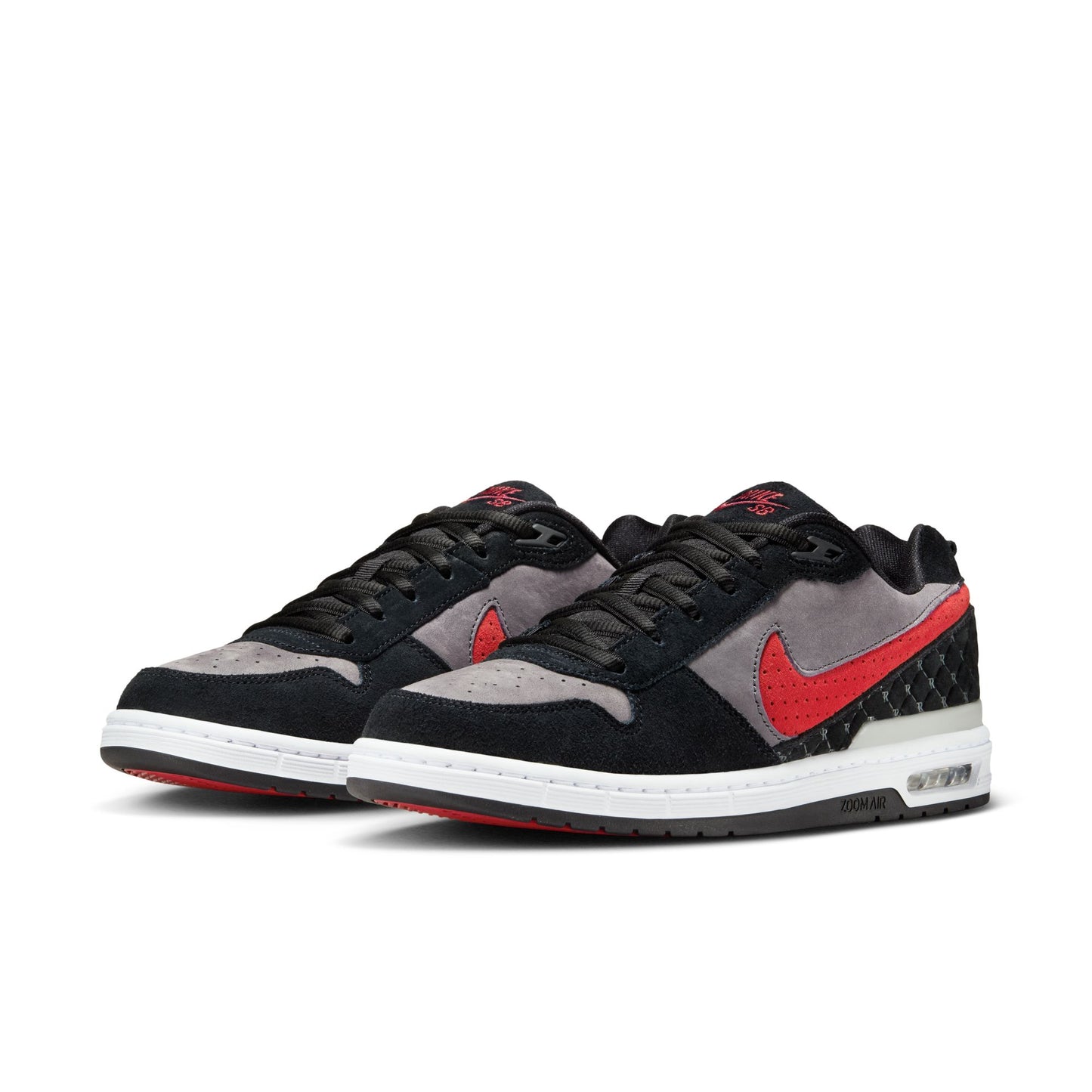 Paul Rodriguez Zoom Air Low BLACK VARSITY RED FLINT GREY BLACK