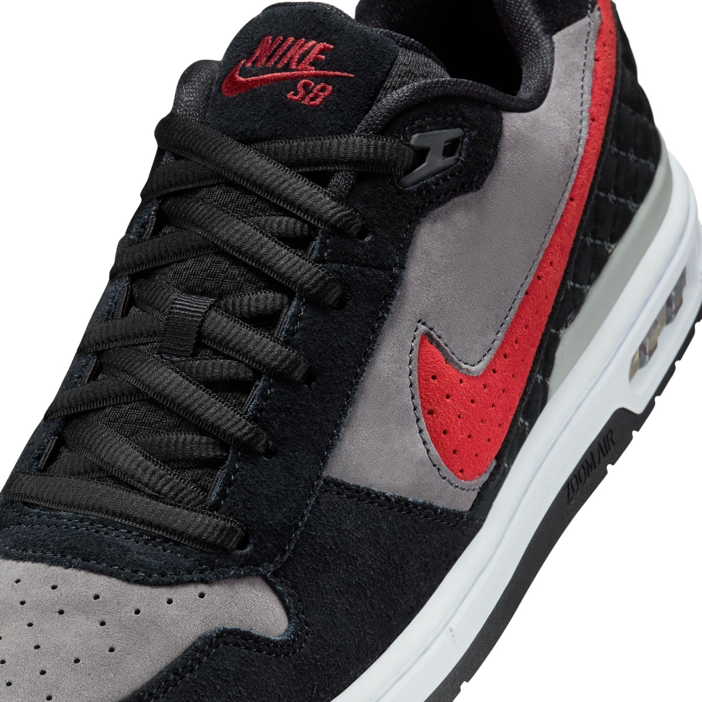 Paul Rodriguez Zoom Air Low BLACK VARSITY RED FLINT GREY BLACK