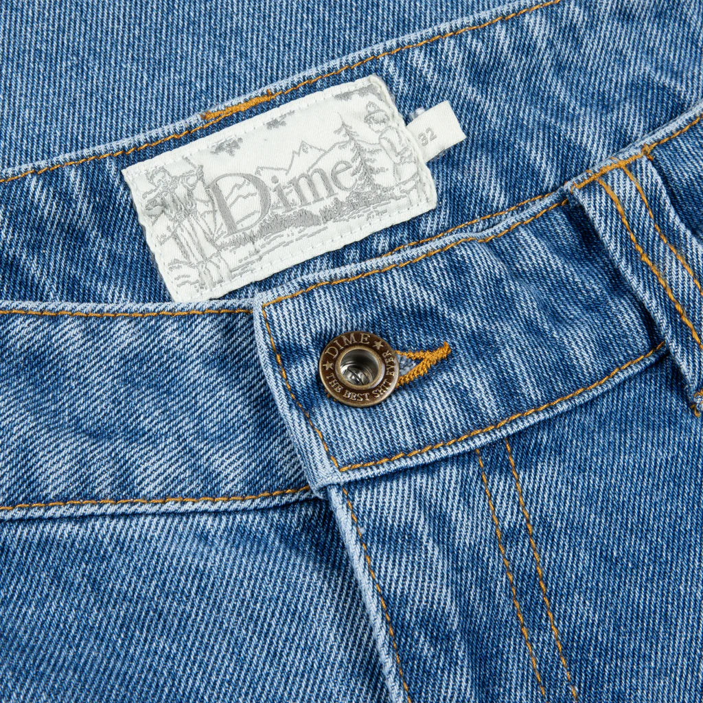 Classic Baggy Denim Pants Indigo washed