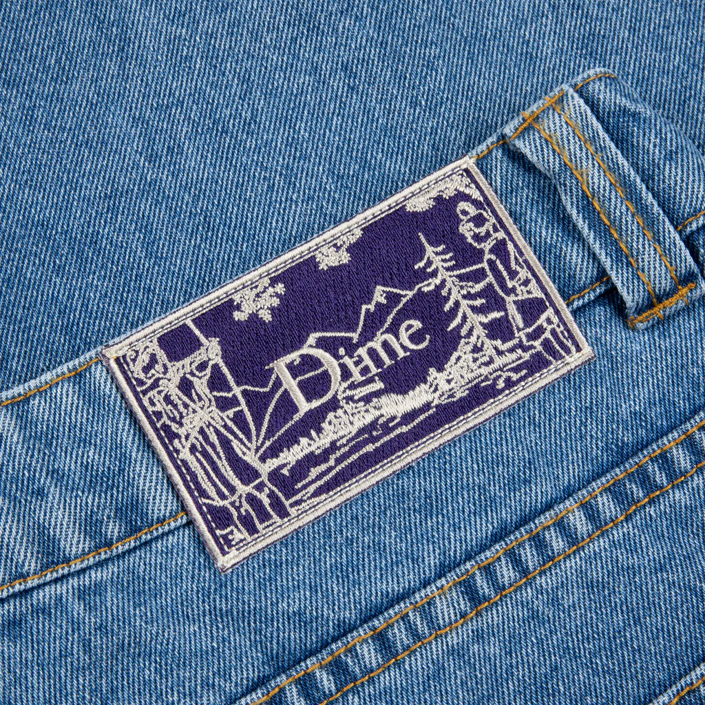 Classic Baggy Denim Pants Indigo washed