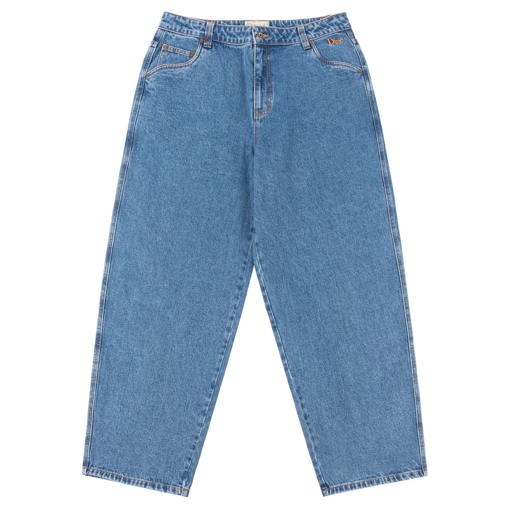 Classic Baggy Denim Pants Indigo washed