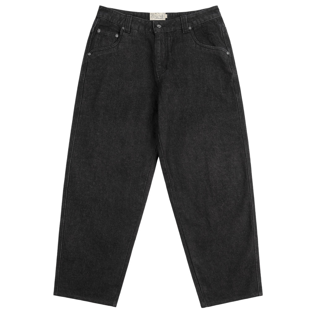 CLASSIC BAGGY DENIM PANTS Black Washed
