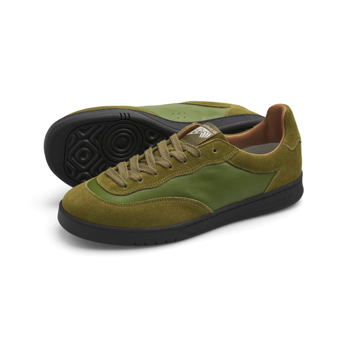 CM001 Suede Leather Lo Cedar Green Black