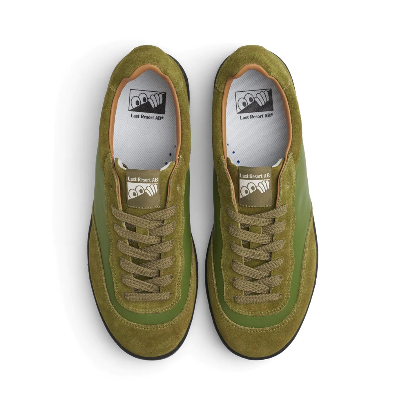 CM001 Suede Leather Lo Cedar Green Black