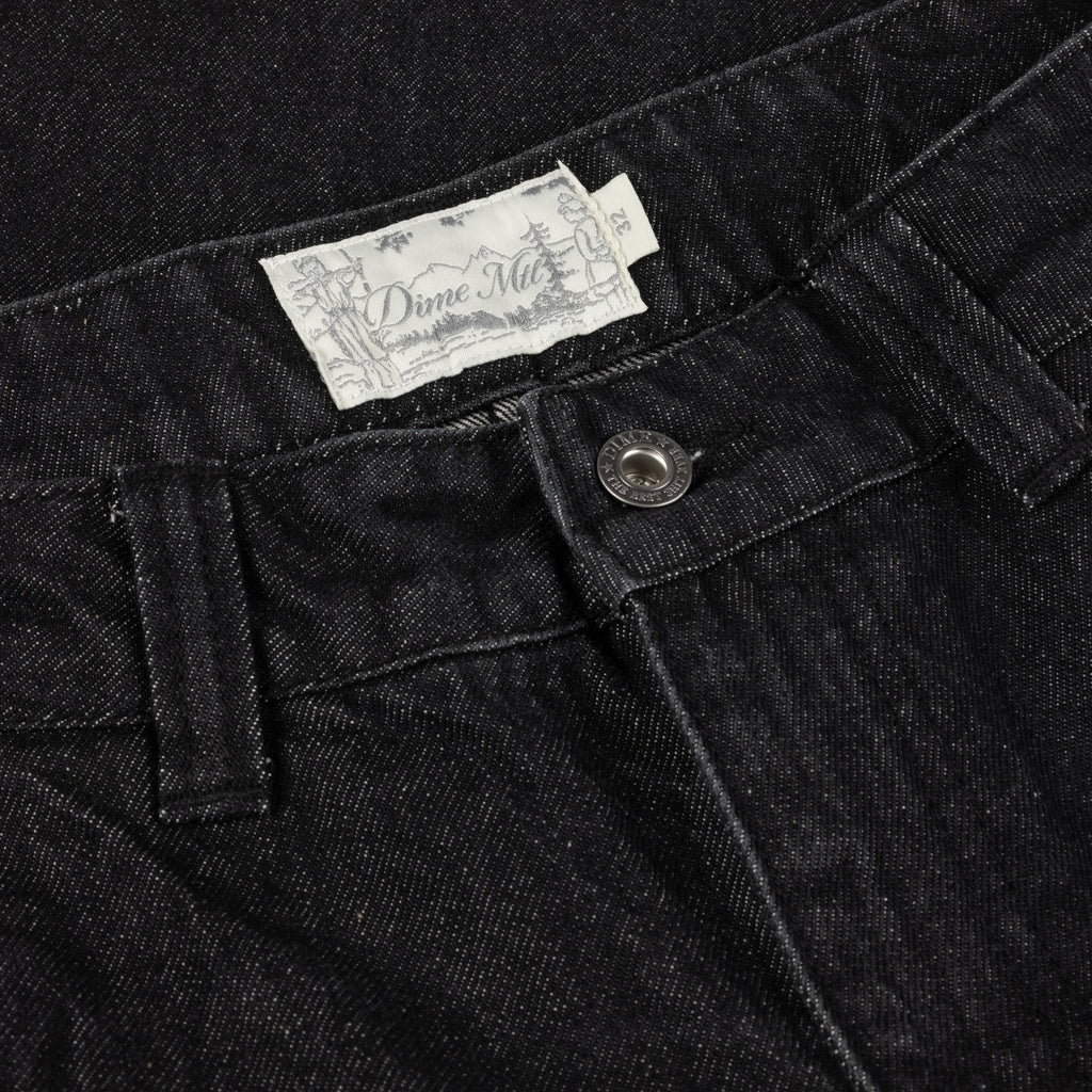 CLASSIC BAGGY DENIM PANTS Black Washed