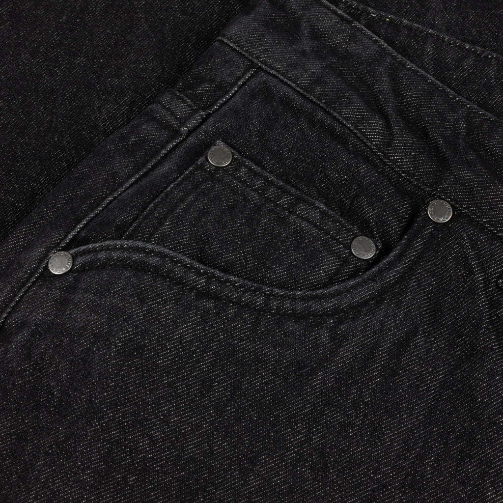 CLASSIC BAGGY DENIM PANTS Black Washed