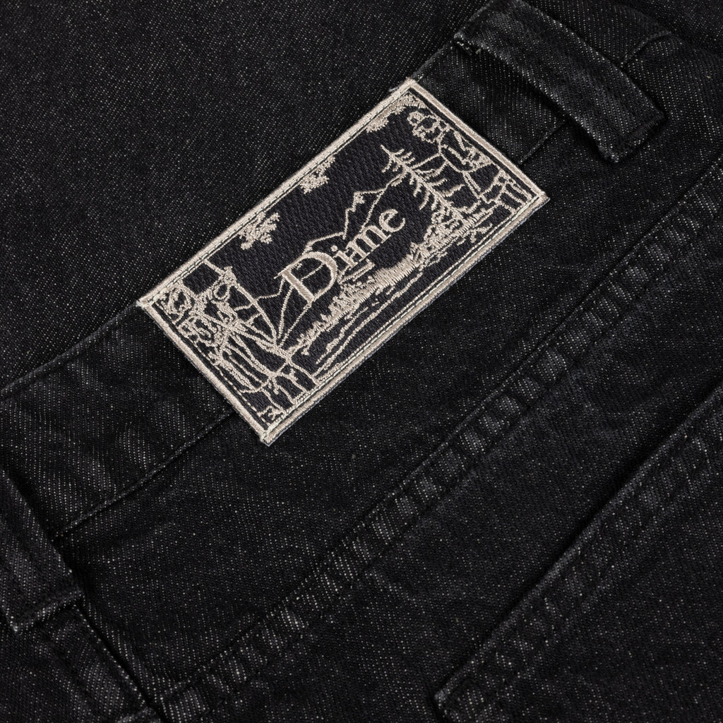 CLASSIC BAGGY DENIM PANTS Black Washed