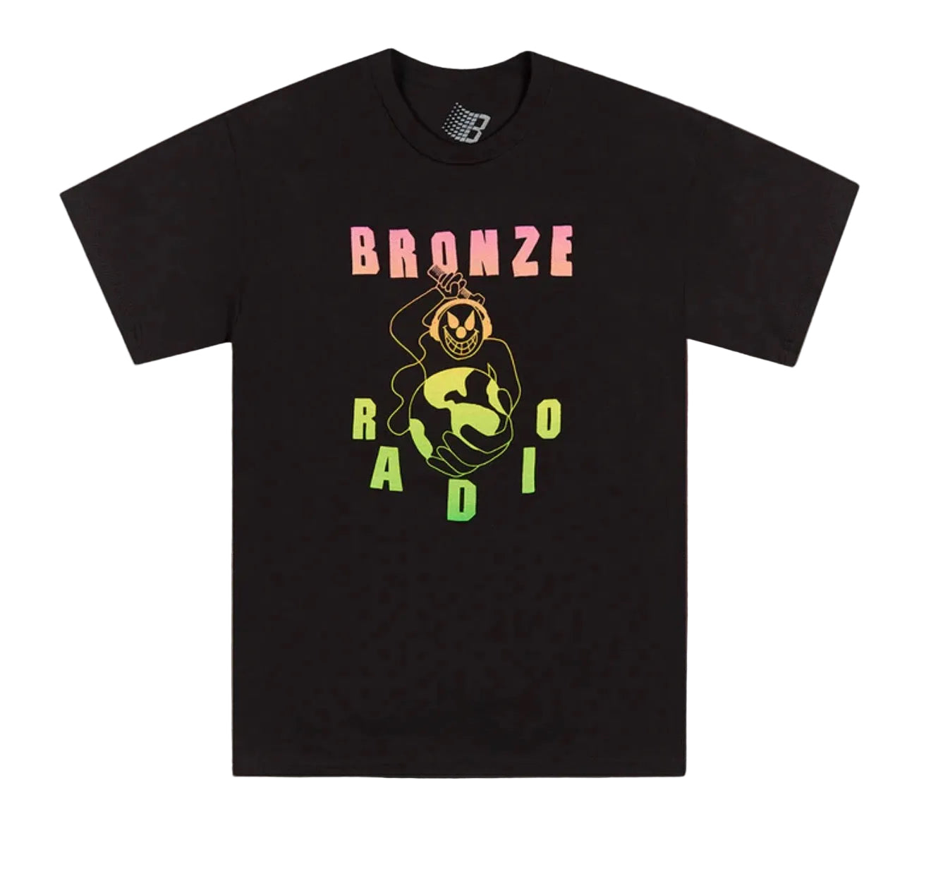 Bronze Radio Tee Black