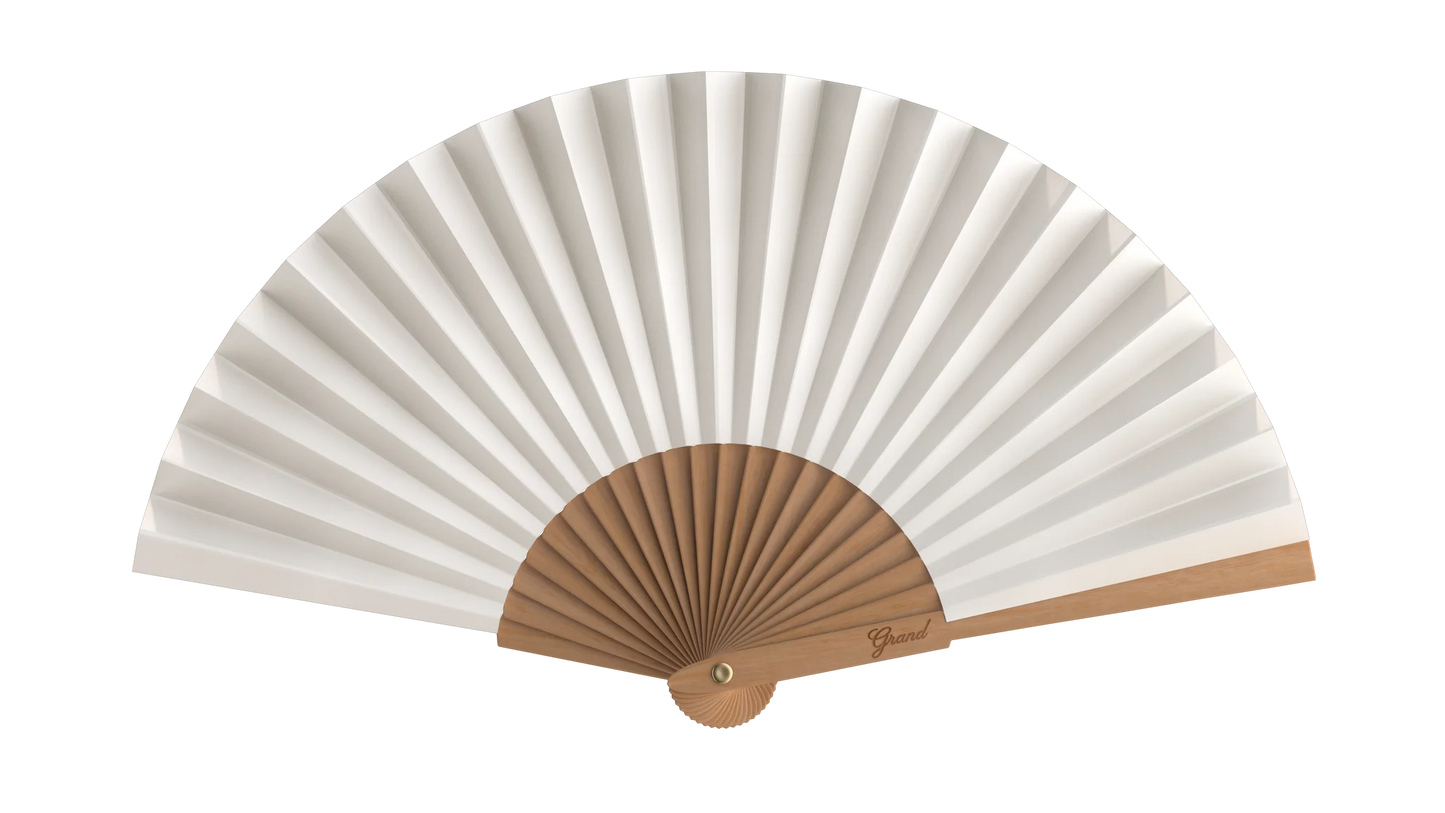 HAND FAN TEE WHITE