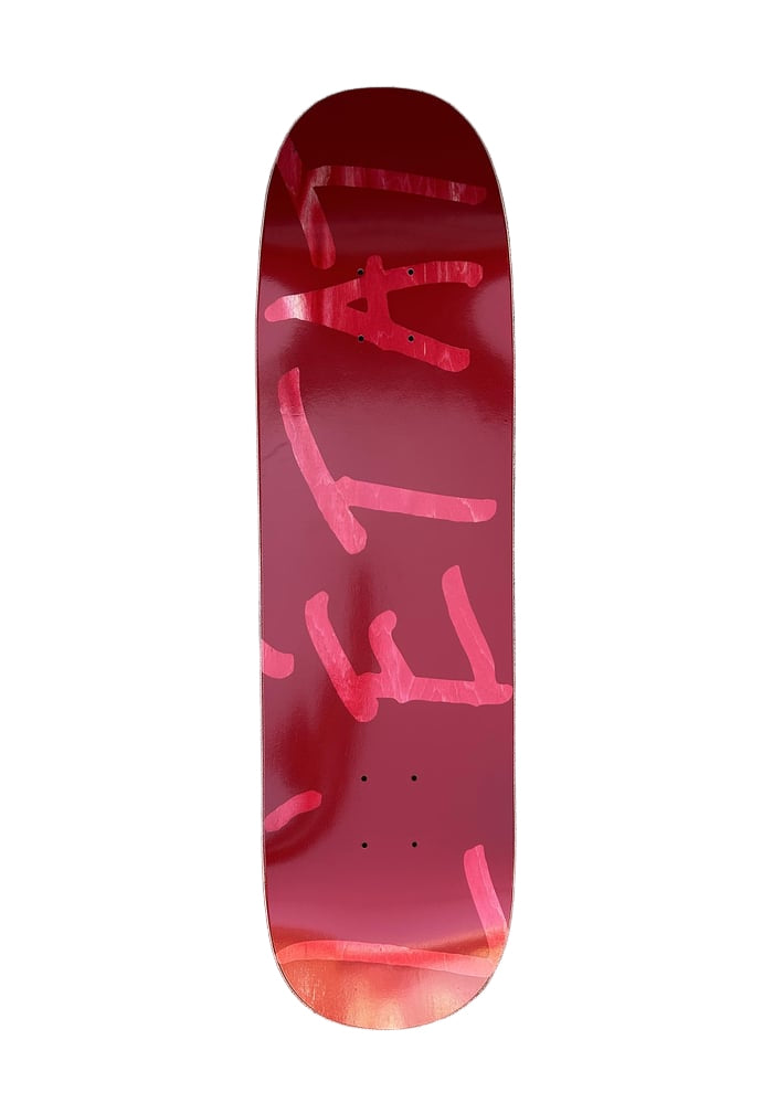 L'État Team Script Street Racer Red Red Deck 8.5"