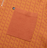 PassPort Drain Knit Polo Burnt Orange