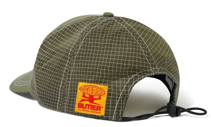 Nylon Ripstop 6 Panel Cap Army