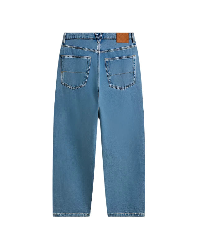 Check-5 Baggy Denim Pant Stonewash Blue