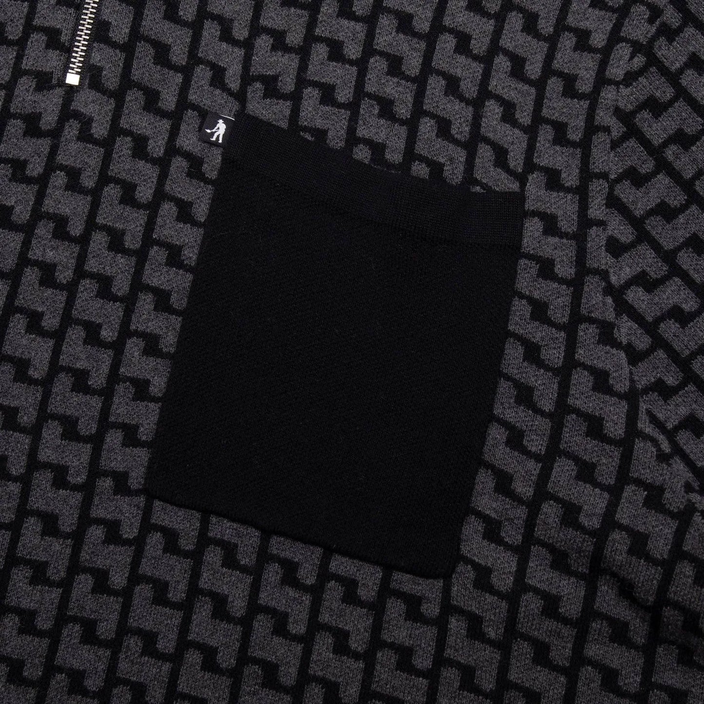 PassPort Drain Knit Polo Black