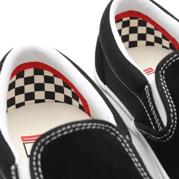 Skate Slip-On Black White