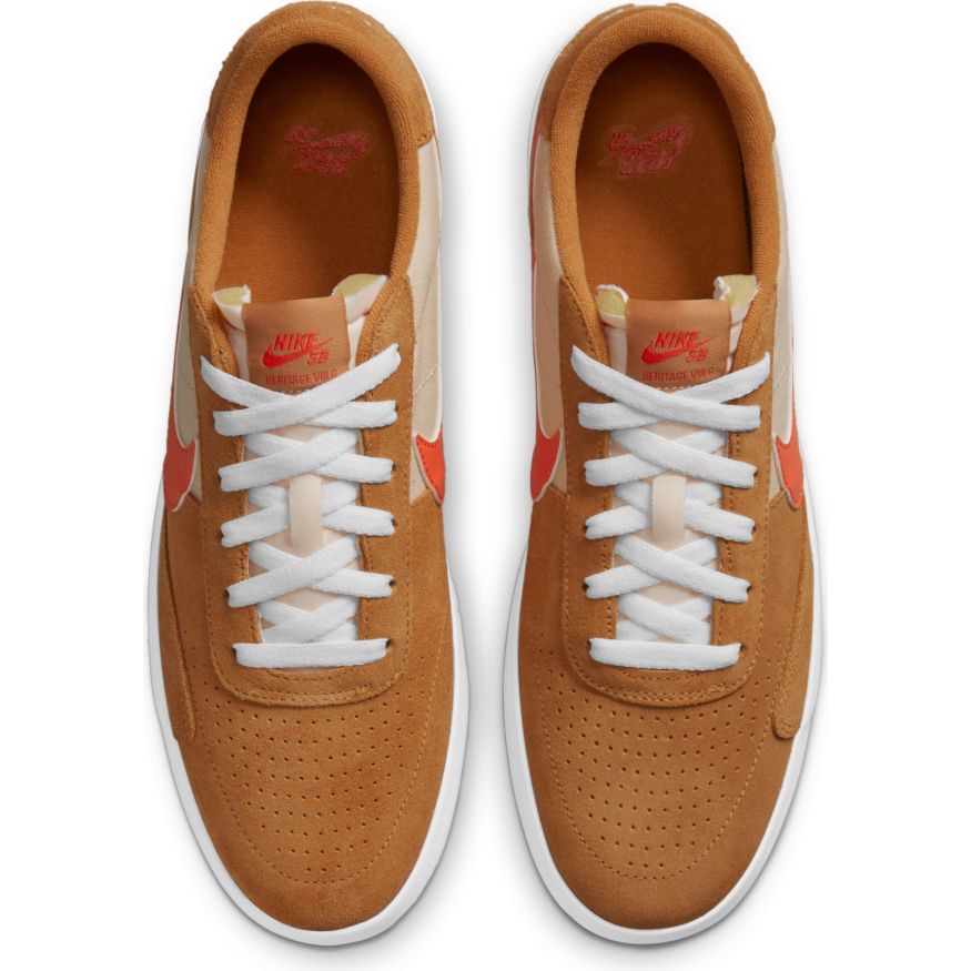 Heritage Vulc Flax College Orange Oatmeal White