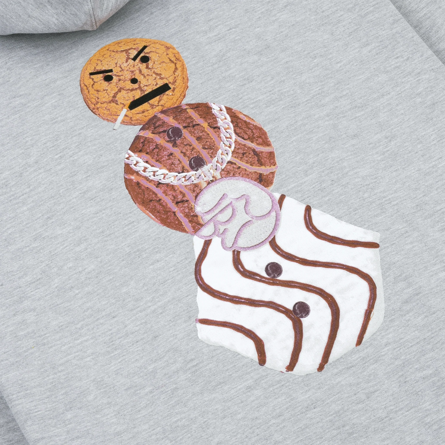 Buss Down Hoody Heather Grey