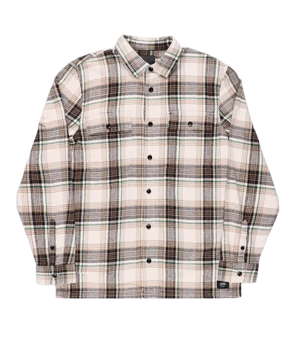 Helleson LS Shirt Oatmeal Black