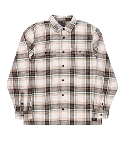 Helleson LS Shirt Oatmeal Black