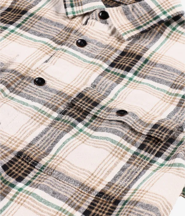 Helleson LS Shirt Oatmeal Black