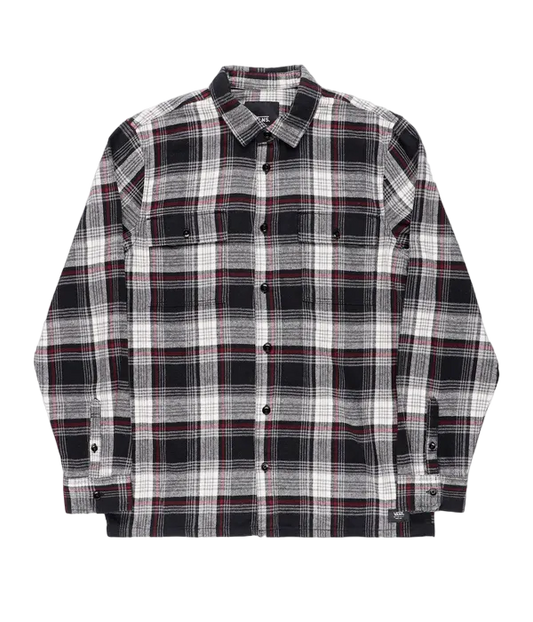 Helleson LS Shirt Black Antique White