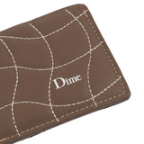 Quilted Bifold Wallet Brown