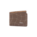 Quilted Bifold Wallet Brown