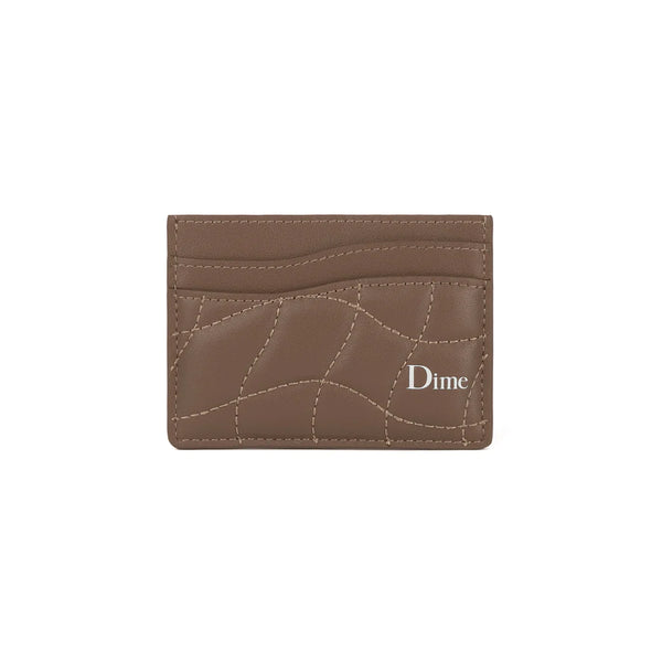 Quilted Cardholder Brown
