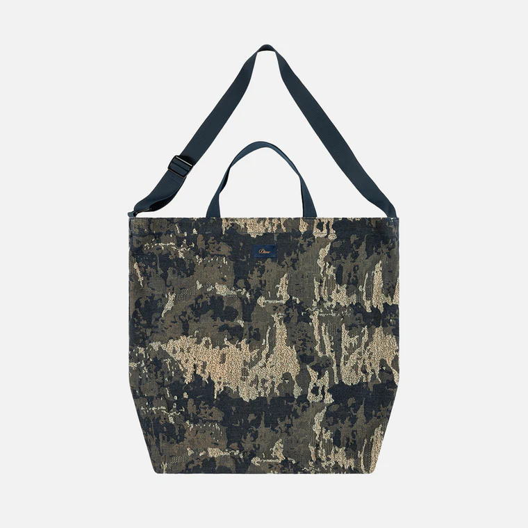 Distressed Messenger Bag  Military Camo