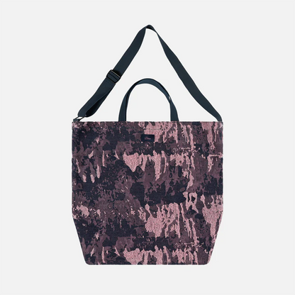Distressed Messenger Bag  Pink Camo