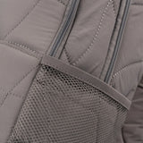 Quilted Backpack Charcoal