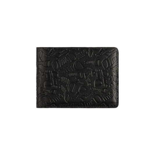 Haha Leather Wallet Black