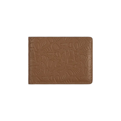 Haha Leather Wallet Walnut