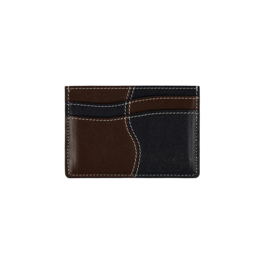 Wave Leather Cardholder Black
