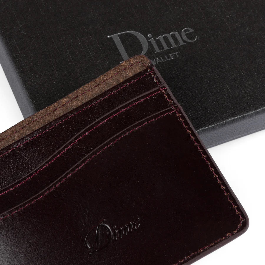 Classic Quilted Wallet Burgundy