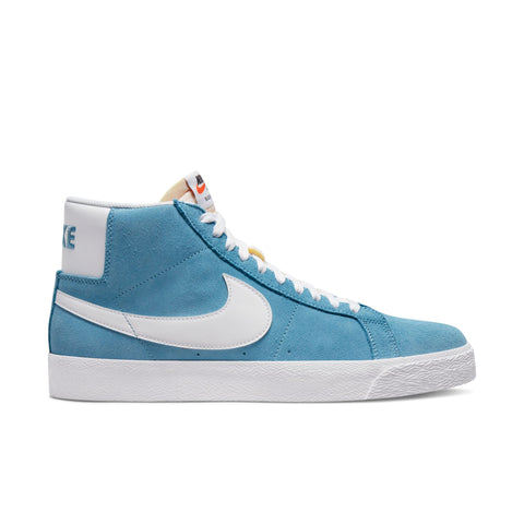 Blazer Mid Cerulean White