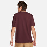 Nike SB Logo Skate T-Shirt BURGUNDY CRUSH WHITE