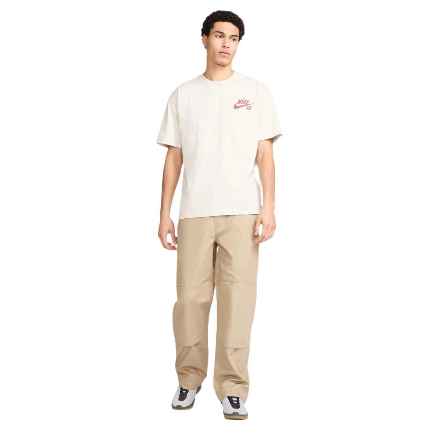 Nike SB Logo Skate T-Shirt LIGHT BONE