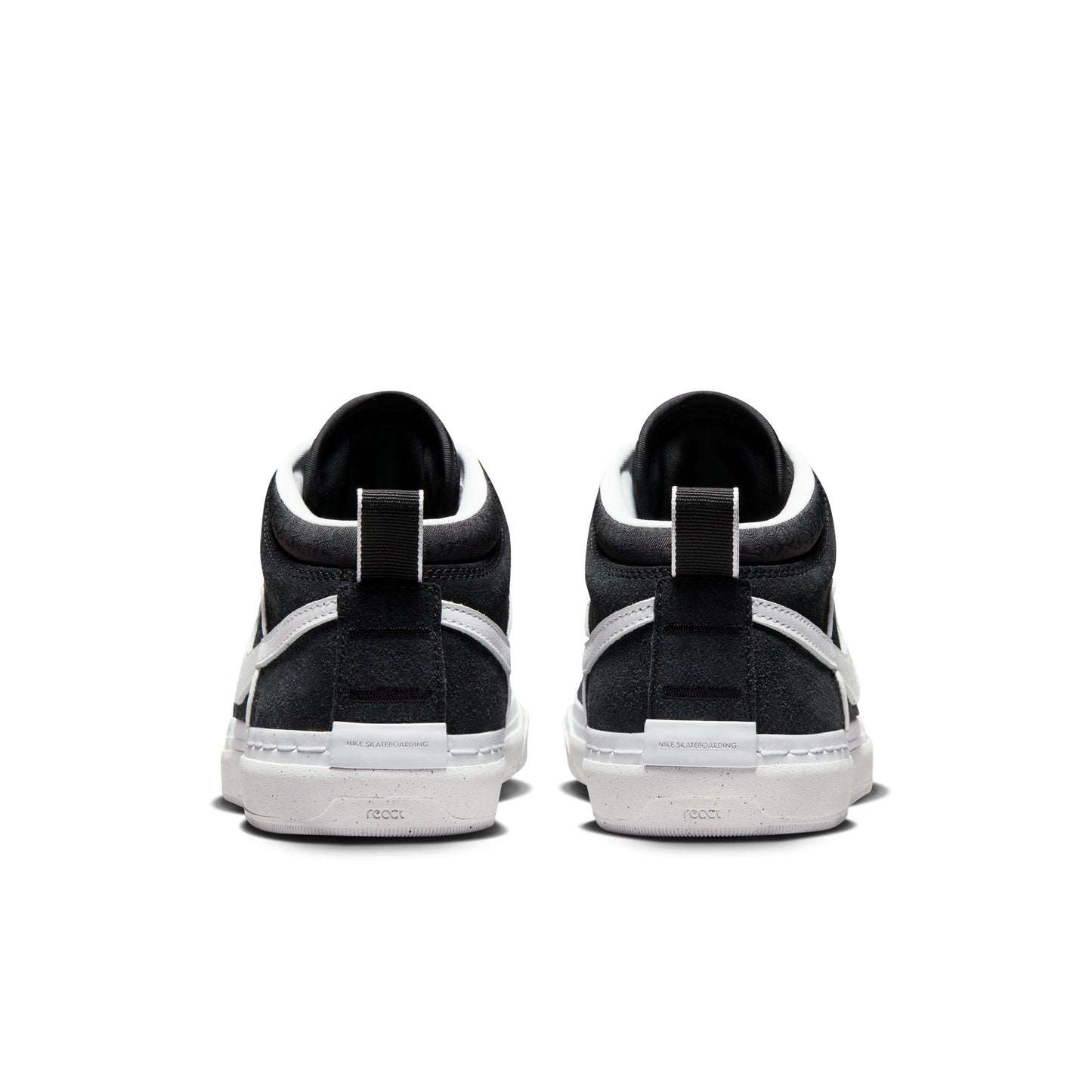 Nike SB React Leo Black White Black Gum Light Brown