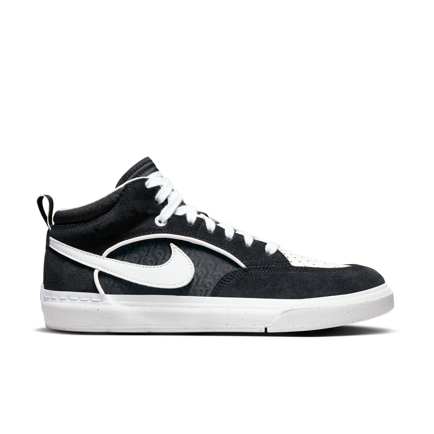 Nike SB React Leo Black White Black Gum Light Brown