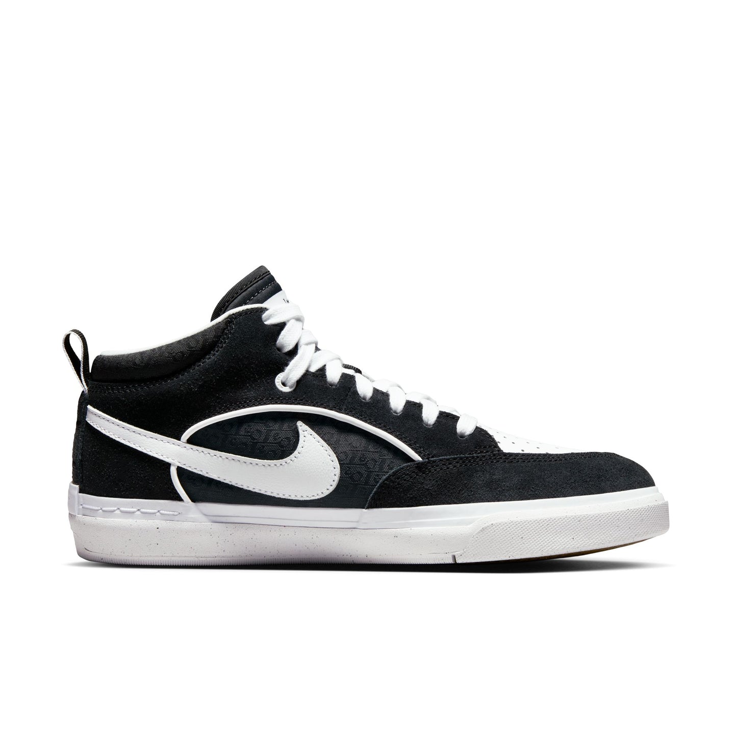 Nike SB React Leo Black White Black Gum Light Brown