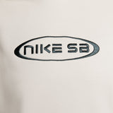 Nike SB Fleece Pullover Skate Hoodie LIGHT BONE DEEP JUNGLE