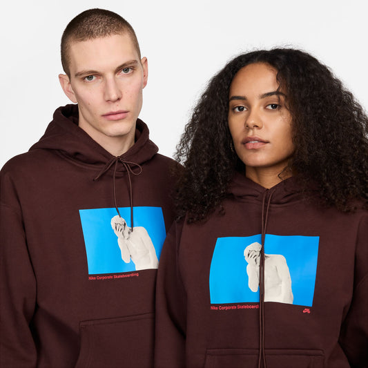 Nike SB Fleece Pullover Skate Hoodie Earth