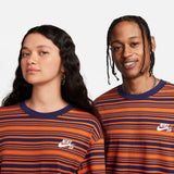 Nike Sb LS Skate T-Shirt Purple Ink Campfire Orange
